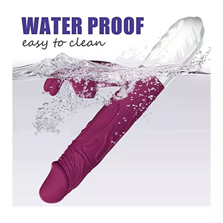 Realistic Rabbit Vibrator Dildo for Women Vaginal Health G Spot Vibrator with Bunny Ears 7 Vibrations,Waterproof Clitoral Stimul