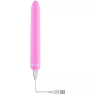 Evolved Love is Back - Carnation - 10 Vibrating Speeds & Functions Silicone Rechargeable Traditional Vibrator - Pink