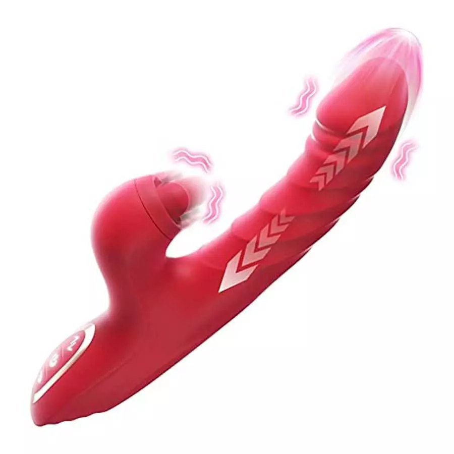 Rabbit Vibrator Thrusting Dildo for Women - Sex Toys Thrusting Vibrator Clitoral Stimulator with 10 Vibration 7 Thrust Mode with Rabbit Vibrator Thrusting Dildo for Women - Sex Toys Thrusting Vibrator Clitoral Stimulator with 10 Vibration 7 Thrust Mode with
