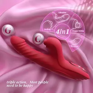 Rabbit Vibrator Thrusting Dildo for Women - Sex Toys Thrusting Vibrator Clitoral Stimulator with 10 Vibration 7 Thrust Mode with Rabbit Vibrator Thrusting Dildo for Women - Sex Toys Thrusting Vibrator Clitoral Stimulator with 10 Vibration 7 Thrust Mode with