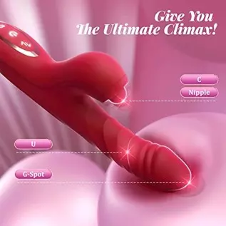 Rabbit Vibrator Thrusting Dildo for Women - Sex Toys Thrusting Vibrator Clitoral Stimulator with 10 Vibration 7 Thrust Mode with Rabbit Vibrator Thrusting Dildo for Women - Sex Toys Thrusting Vibrator Clitoral Stimulator with 10 Vibration 7 Thrust Mode with
