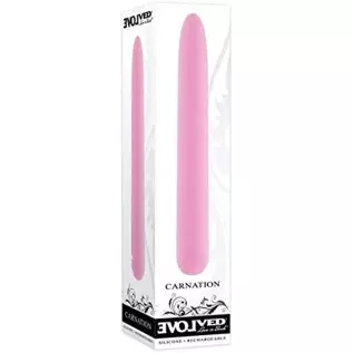 Evolved Love is Back - Carnation - 10 Vibrating Speeds & Functions Silicone Rechargeable Traditional Vibrator - Pink