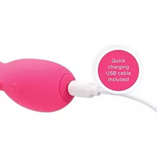 plusOne Rabbit Vibrator for Women - Made of Body-Safe Silicone, Fully Waterproof, USB Rechargeable - Dual Vibrating Massager wit