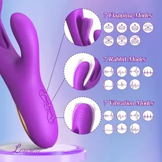 Flapping Vibrator Dildo for Women: G Spot Rabbit Vibrator with 7 Vibration 7 Flapping Modes, Waterproof Clitoralis Stimulator fo Flapping Vibrator Dildo for Women: G Spot Rabbit Vibrator with 7 Vibration 7 Flapping Modes, Waterproof Clitoralis Stimulator fo