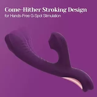 Tracy's Dog Come-Hither Rabbit Sucking Vibrator for Clitoral G Spot Stimulation, Adult Sex Toys for Women Couple, Vibrating Fing Tracy's Dog Come-Hither Rabbit Sucking Vibrator for Clitoral G Spot Stimulation, Adult Sex Toys for Women Couple, Vibrating Fing