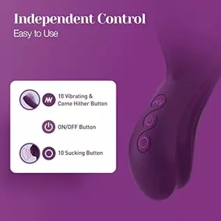 Tracy's Dog Come-Hither Rabbit Sucking Vibrator for Clitoral G Spot Stimulation, Adult Sex Toys for Women Couple, Vibrating Fing Tracy's Dog Come-Hither Rabbit Sucking Vibrator for Clitoral G Spot Stimulation, Adult Sex Toys for Women Couple, Vibrating Fing