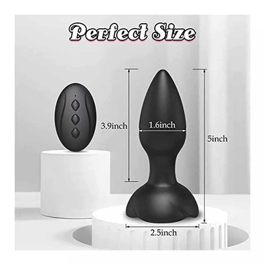 Anal Rose Toy Vibrator Rose Sex Stimulator for Women - 9 Inches Color-Changeabl Realistic G Spot Dildos