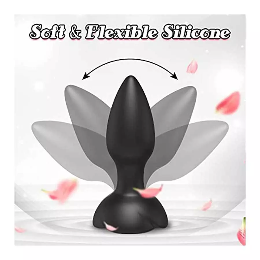 Anal Rose Toy Vibrator Rose Sex Stimulator for Women - 9 Inches Color-Changeabl Realistic G Spot Dildos