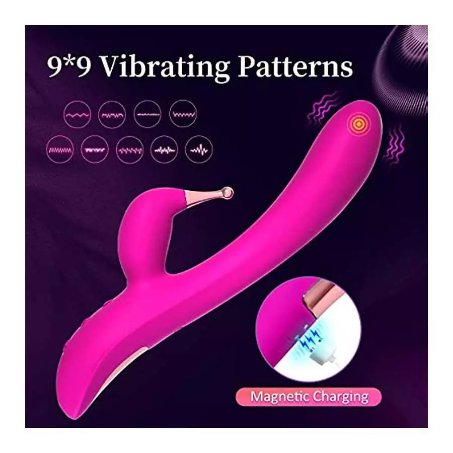 High-Frequency G spot Dildo Vibrator Adult Women Sex Toys, Yukzen Vibrating Female Rabbit Sex Toy Tool Clitoris Stimulator Vibra