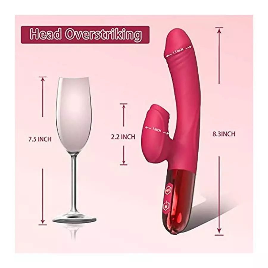 Sex Toys for Women, Vibrator for Women, Sexual Tools for Female Heating Rabbit, Adult Dildo, G Spot Clitoralis Stimulator 10 Pow