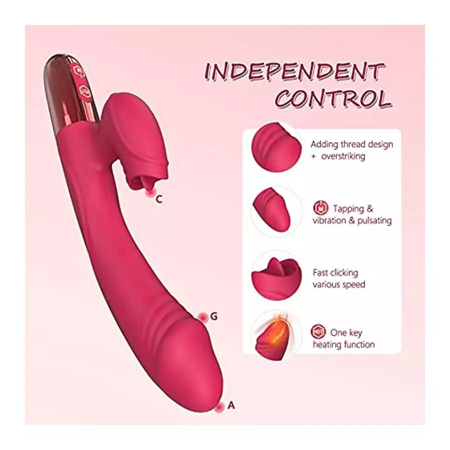 Sex Toys for Women, Vibrator for Women, Sexual Tools for Female Heating Rabbit, Adult Dildo, G Spot Clitoralis Stimulator 10 Pow