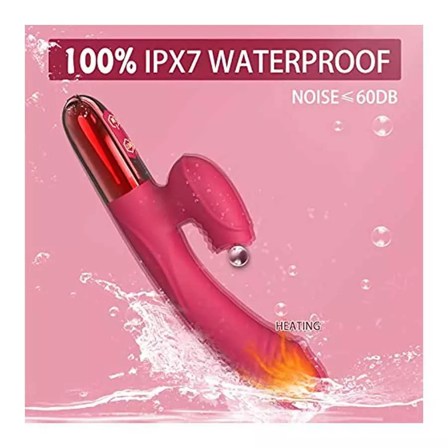 Sex Toys for Women, Vibrator for Women, Sexual Tools for Female Heating Rabbit, Adult Dildo, G Spot Clitoralis Stimulator 10 Pow