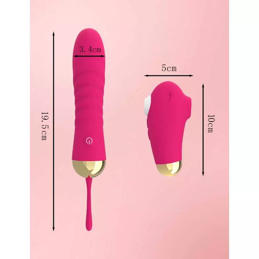 Pulsating G Spot Vibrator for Women Personal Massager with 10 Thrusting & Sucking Modes Thrusting Dildo, TYFURENA Bullet Vibrato