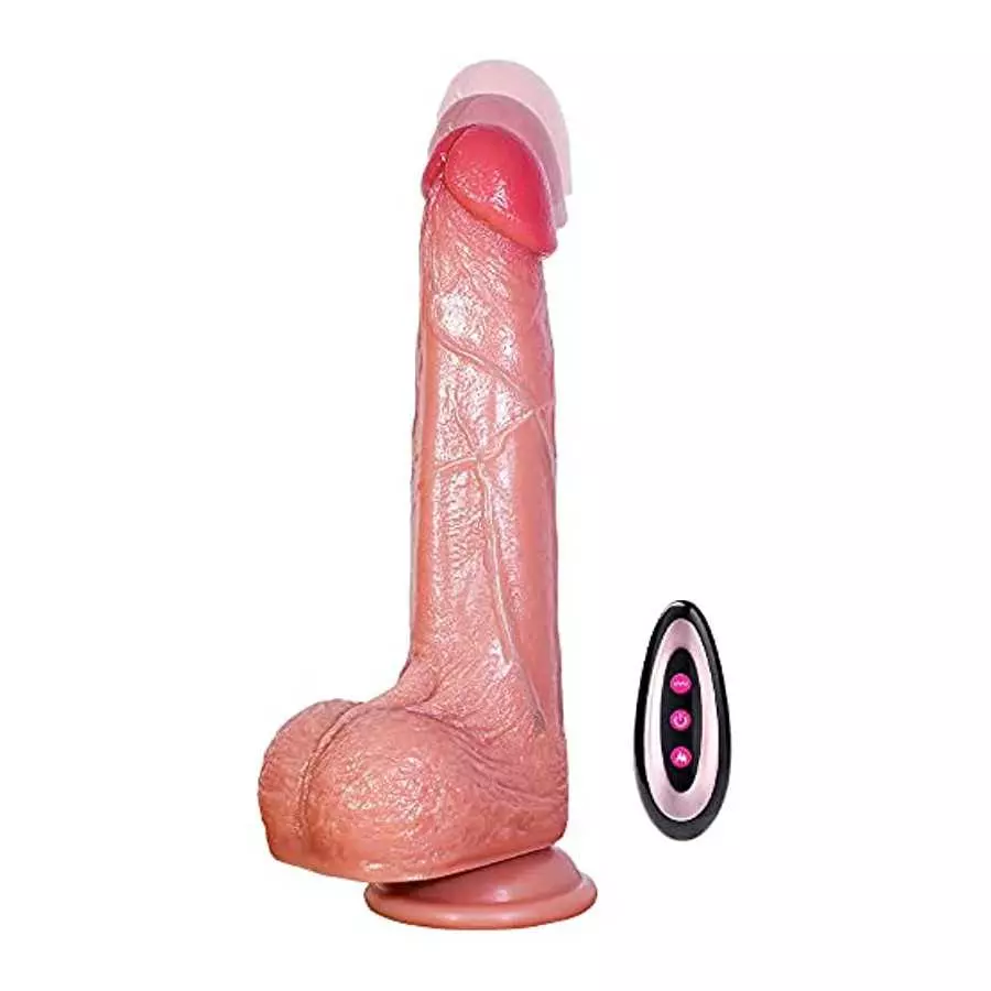 Delightor 9.4" Thrusting Large Realistic Dildos Electronic Vibrator Sex Toy for Women Lesbian Couple Liquid Silicone Remote Cont Delightor 9.4" Thrusting Large Realistic Dildos Electronic Vibrator Sex Toy for Women Lesbian Couple Liquid Silicone Remote Cont