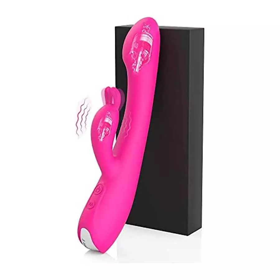 LLMIL Rabbit Vibrator Dildo Personal Massager for Women, Sensory Sex Toy for Clitoris G-spot Stimulation,9 Powerful Masturbation LLMIL Rabbit Vibrator Dildo Personal Massager for Women, Sensory Sex Toy for Clitoris G-spot Stimulation,9 Powerful Masturbation