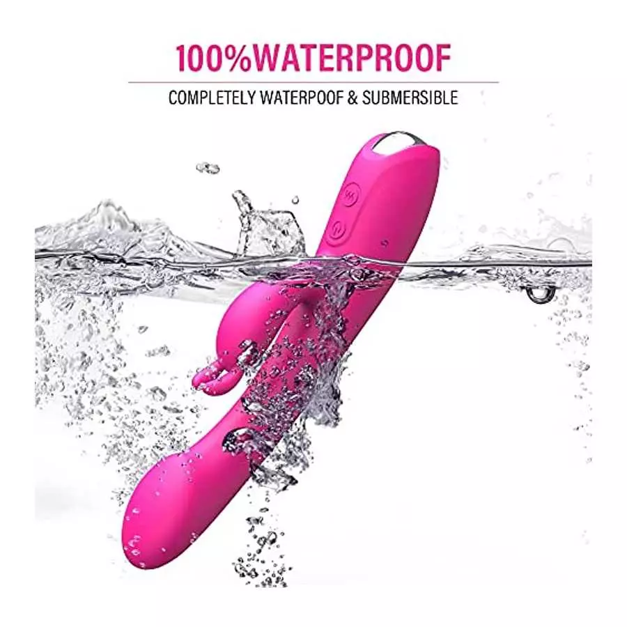 LLMIL Rabbit Vibrator Dildo Personal Massager for Women, Sensory Sex Toy for Clitoris G-spot Stimulation,9 Powerful Masturbation