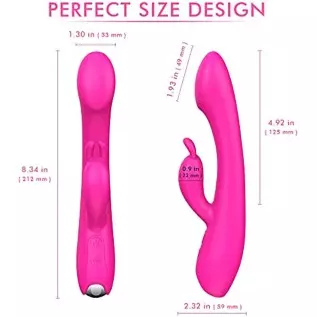 LLMIL Rabbit Vibrator Dildo Personal Massager for Women, Sensory Sex Toy for Clitoris G-spot Stimulation,9 Powerful Masturbation LLMIL Rabbit Vibrator Dildo Personal Massager for Women, Sensory Sex Toy for Clitoris G-spot Stimulation,9 Powerful Masturbation