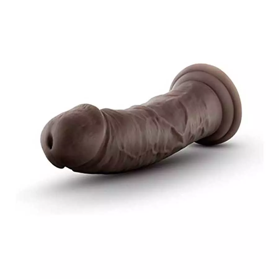 Blush Au Naturel 8" Realistic Dildo, Long, Thick, Suction Cup Harness Compatible, Sex Toy for Women, Sex Toy for Adults