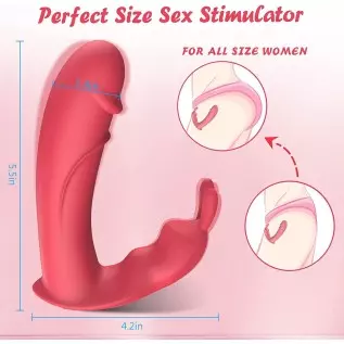 G Spot Vibrator Rabbit Sex Toy for Women, Clitoral Stimulator Realistic Dildo Vibrator with 10 Powerful Vibration, Wireless Remo G Spot Vibrator Rabbit Sex Toy for Women, Clitoral Stimulator Realistic Dildo Vibrator with 10 Powerful Vibration, Wireless Remo
