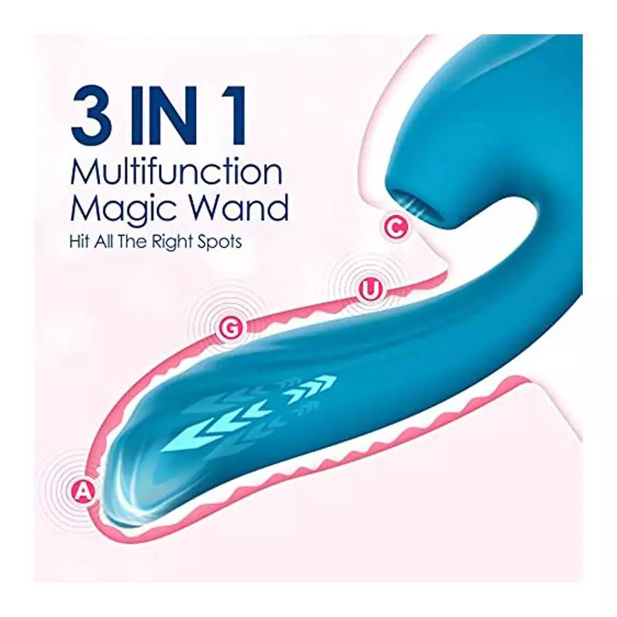 Thrusting Vibrator Sucking Sex Toy - Newly Pulse Pure Sucker Dildo G Spot Vibrators Nipples Clitoris Stimulator + 10 Sucking Vib