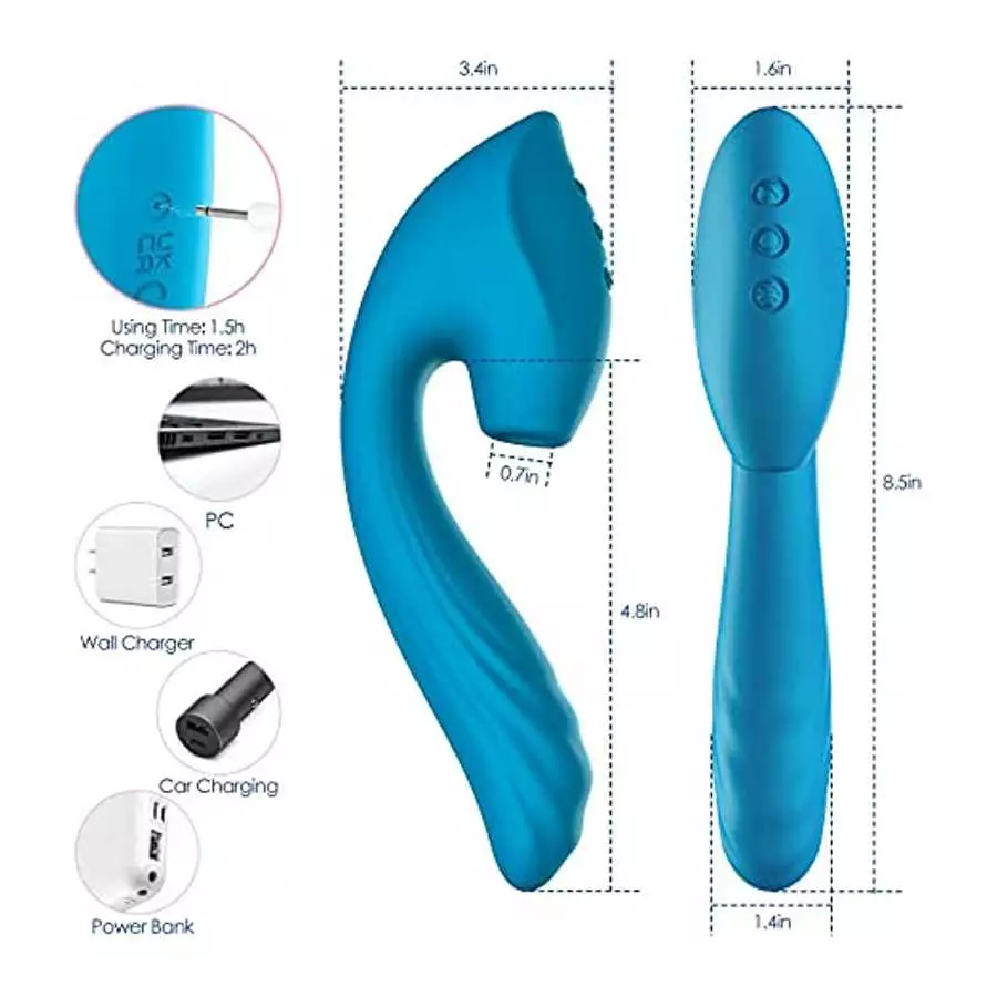 Thrusting Vibrator Sucking Sex Toy - Newly Pulse Pure Sucker Dildo G Spot Vibrators Nipples Clitoris Stimulator + 10 Sucking Vib