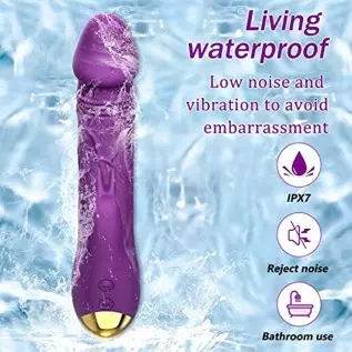 Realistic Rabbit Vibrator Dildo | Rose Adult Sensory Sex Toys for Women, 2 in 1 G-Spot & Clitoral Vibrators with 10 Vibrations, Realistic Rabbit Vibrator Dildo | Rose Adult Sensory Sex Toys for Women, 2 in 1 G-Spot & Clitoral Vibrators with 10 Vibrations,