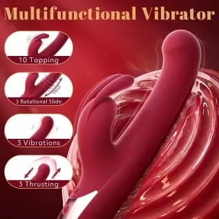 Beaded Thrusting Vibrators Huge Dildo - 4in1 Rabbit G Spot Vibrator Adult Sex Toys with Thrusting Dildo and Clitoral Stimulator, Beaded Thrusting Vibrators Huge Dildo - 4in1 Rabbit G Spot Vibrator Adult Sex Toys with Thrusting Dildo and Clitoral Stimulator,