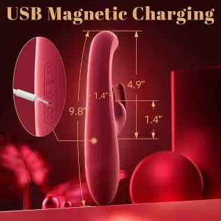 Beaded Thrusting Vibrators Huge Dildo - 4in1 Rabbit G Spot Vibrator Adult Sex Toys with Thrusting Dildo and Clitoral Stimulator, Beaded Thrusting Vibrators Huge Dildo - 4in1 Rabbit G Spot Vibrator Adult Sex Toys with Thrusting Dildo and Clitoral Stimulator,