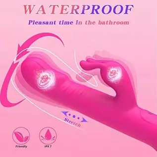 Thrusting Rabbit Vibrator Sex Adult Toys for Women, Clitoral Stimulator, G-Spot Vibrator with 10 Thrust Vibration & 9 Rotation M Thrusting Rabbit Vibrator Sex Adult Toys for Women, Clitoral Stimulator, G-Spot Vibrator with 10 Thrust Vibration & 9 Rotation M