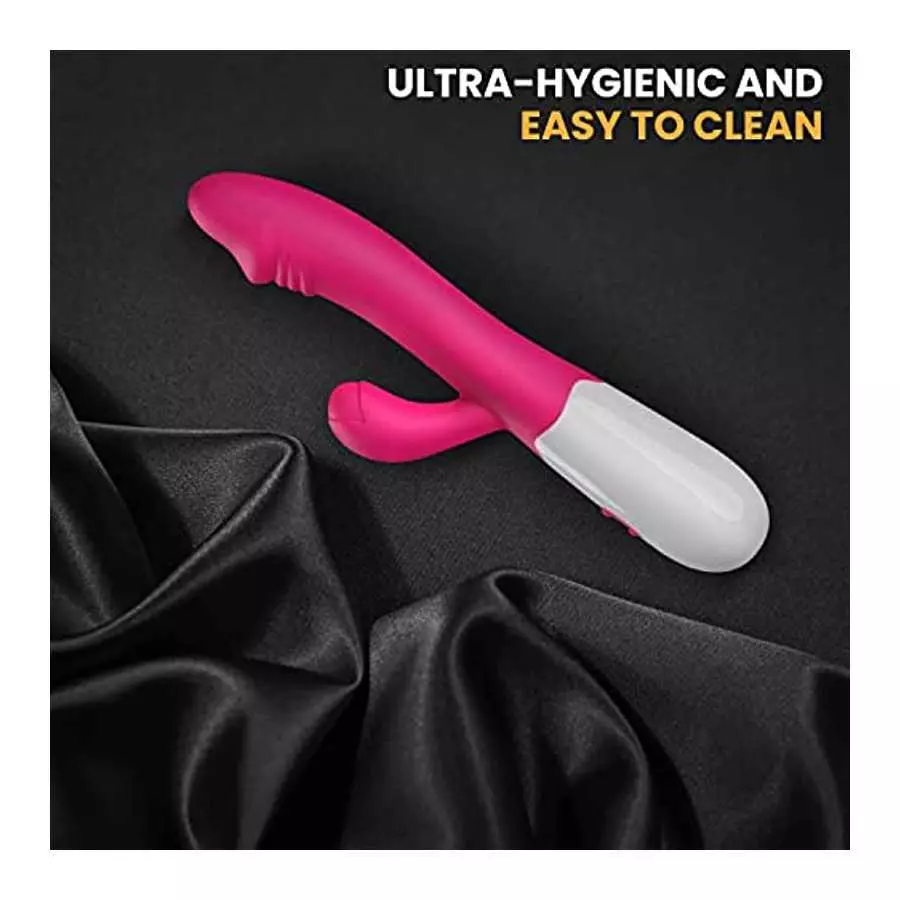 Pink Rabbit Dildo Vibrator, Adult Toys for Womens Sex Pleasure, G Spot Clit Vibrator 30 Speeds, Rose Toys/Woman Sex Toys for Cou