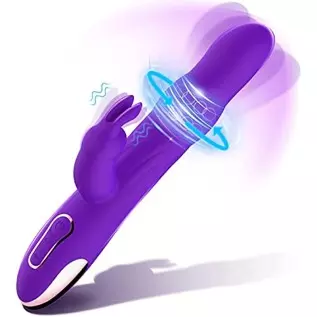 Rabbit Vibrator for Women, G Spot Rotating Vibrator Dildo, Clitoral Stimulator Women Toys for Pleasure, Adult Sex Toys for Women