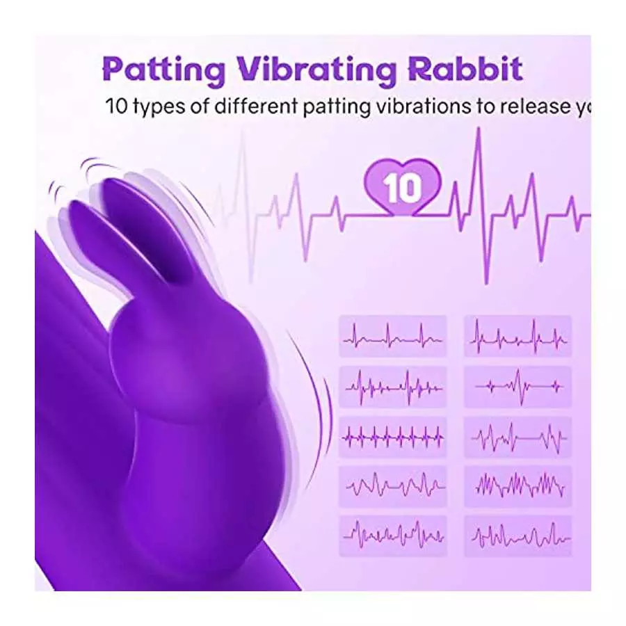 Rabbit Vibrator for Women, G Spot Rotating Vibrator Dildo, Clitoral Stimulator Women Toys for Pleasure, Adult Sex Toys for Women