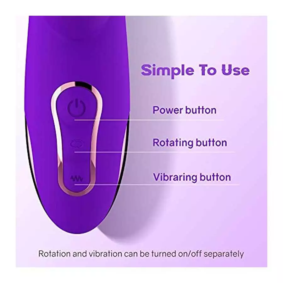 Rabbit Vibrator for Women, G Spot Rotating Vibrator Dildo, Clitoral Stimulator Women Toys for Pleasure, Adult Sex Toys for Women