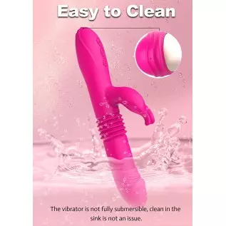LOVENOTE Thrusting Rabbit Vibrator Dildo for Women, Clitorals Stimulator for Women Pleasure, Rotating G spot Vibrator Sex Toy wi LOVENOTE Thrusting Rabbit Vibrator Dildo for Women, Clitorals Stimulator for Women Pleasure, Rotating G spot Vibrator Sex Toy wi