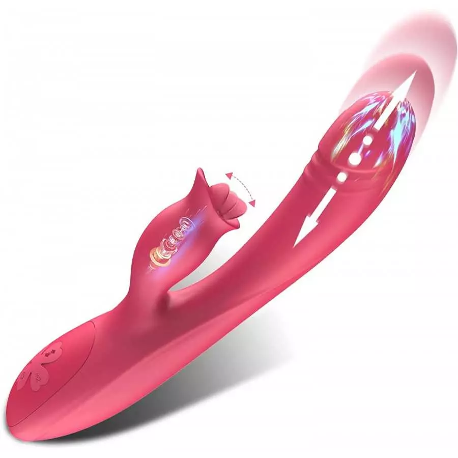 Pulsating Clitoral Vibrator Rabbit Vibrator for Women Vaginal Health, G Spot Clitorals Stimulator Tongue Licking Toys, Vibrator Pulsating Clitoral Vibrator Rabbit Vibrator for Women Vaginal Health, G Spot Clitorals Stimulator Tongue Licking Toys, Vibrator