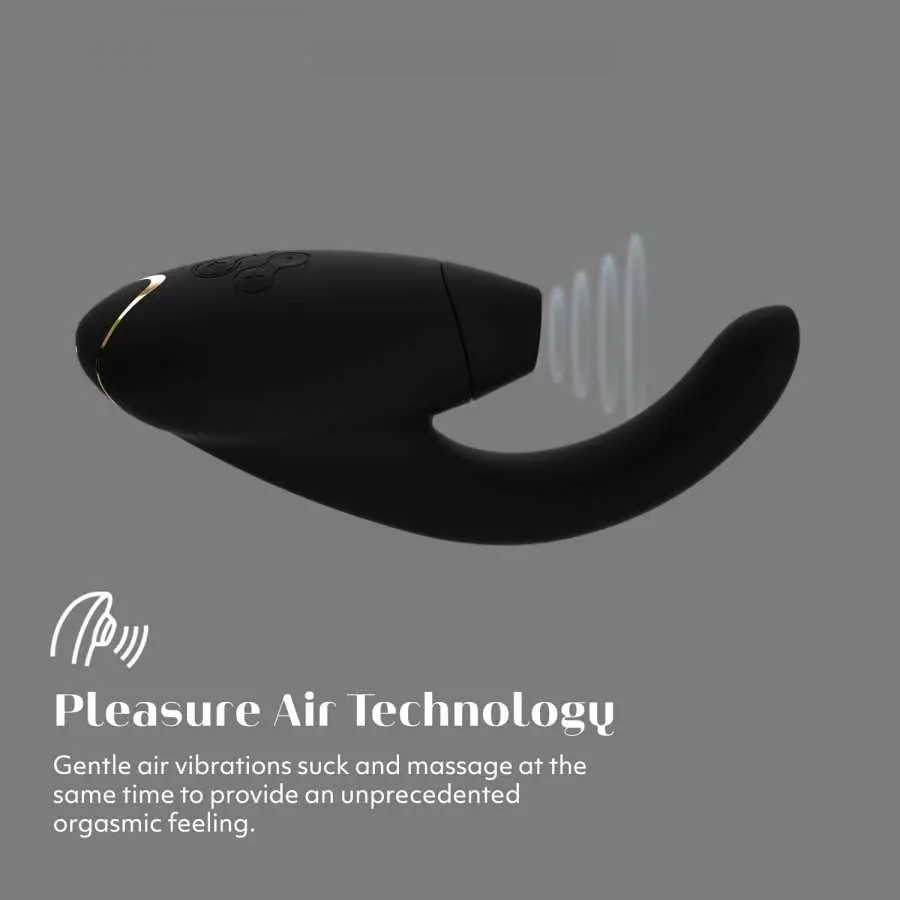 Womanizer InsideOut Rabbit Vibrator G Punkt Klitoris Stimulator Sauger, doppelte Stimulation, mit je 12 Intensitätsstufen, Schwa