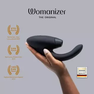 Womanizer InsideOut Rabbit Vibrator G Punkt Klitoris Stimulator Sauger, doppelte Stimulation, mit je 12 Intensitätsstufen, Schwa Womanizer InsideOut Rabbit Vibrator G Punkt Klitoris Stimulator Sauger, doppelte Stimulation, mit je 12 Intensitätsstufen, Schwa