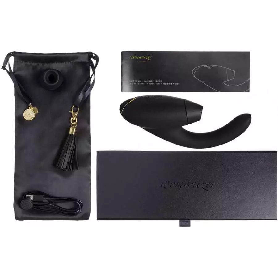 Womanizer InsideOut Rabbit Vibrator G Punkt Klitoris Stimulator Sauger, doppelte Stimulation, mit je 12 Intensitätsstufen, Schwa