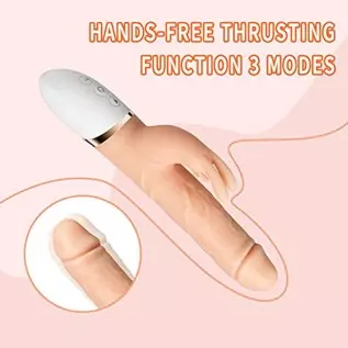 Thrusting Rabbit Vibrator Realistic Dildo Adult Sex Toy for Women, Sucking G Spot Clit Vibrator Rechargeable Heating Vibrating D Thrusting Rabbit Vibrator Realistic Dildo Adult Sex Toy for Women, Sucking G Spot Clit Vibrator Rechargeable Heating Vibrating D