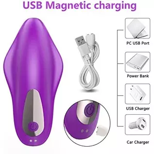 Dildo Vibrator Adult Sex Toy with Double Head Strap Sucking Features 10 Female Vibration Modes - Silicone Waterproof Rechargeabl