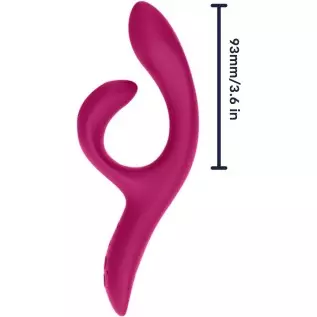 We-Vibe Nova 2 Rabbit Vibrator for Women - Vibrating Sex Toy for Clitoral and G-spot Stimulation - Flexible Vibrator with 10 Vib We-Vibe Nova 2 Rabbit Vibrator for Women - Vibrating Sex Toy for Clitoral and G-spot Stimulation - Flexible Vibrator with 10 Vib