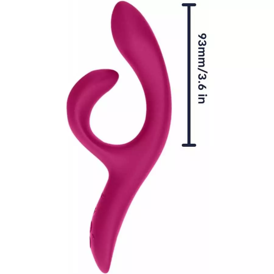 We-Vibe Nova 2 Rabbit Vibrator for Women - Vibrating Sex Toy for Clitoral and G-spot Stimulation - Flexible Vibrator with 10 Vib