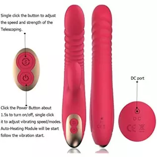 Rabbit Vibrators for Women Massager with 8 Speeds Vibration Rechargeable Vibrating Toys for Woman Pleasure Tool Wand for Her Fem Rabbit Vibrators for Women Massager with 8 Speeds Vibration Rechargeable Vibrating Toys for Woman Pleasure Tool Wand for Her Fem