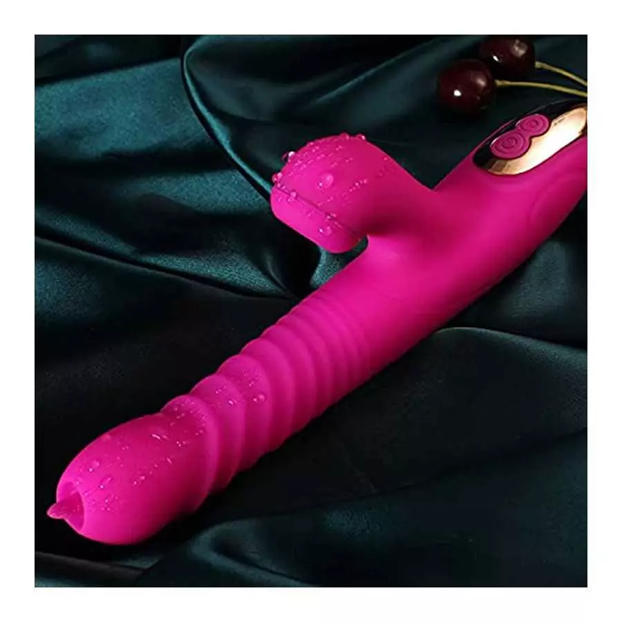 Thrusting G Spot Vibrator Sucking Telescopic Toy Rose for Women Adult Sex Vibrate Vibrating Toys Clitoralis Dildo Travel Swing H