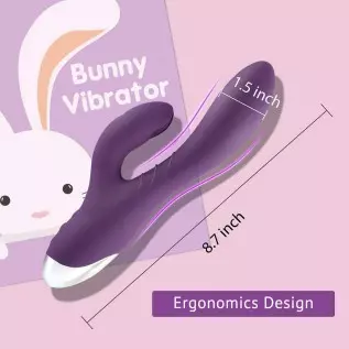 Tracy's Dog Clitoral Kneading & Slipping Rabbit Vibrator for Clit G Spot Stimulation with 10 Vibration Modes, Adult Sex Toy for Tracy's Dog Clitoral Kneading & Slipping Rabbit Vibrator for Clit G Spot Stimulation with 10 Vibration Modes, Adult Sex Toy for