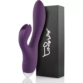 Tracy's Dog Clitoral Kneading & Slipping Rabbit Vibrator for Clit G Spot Stimulation with 10 Vibration Modes, Adult Sex Toy for Tracy's Dog Clitoral Kneading & Slipping Rabbit Vibrator for Clit G Spot Stimulation with 10 Vibration Modes, Adult Sex Toy for