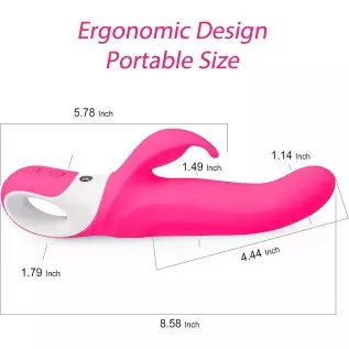 G-Spot Rabbit Rose Vibrator Adult Sex Toys for Women, Clitoral Stimulator with 10 Speed Modes Vibrating Wand for Her Pleasure Ro G-Spot Rabbit Rose Vibrator Adult Sex Toys for Women, Clitoral Stimulator with 10 Speed Modes Vibrating Wand for Her Pleasure Ro