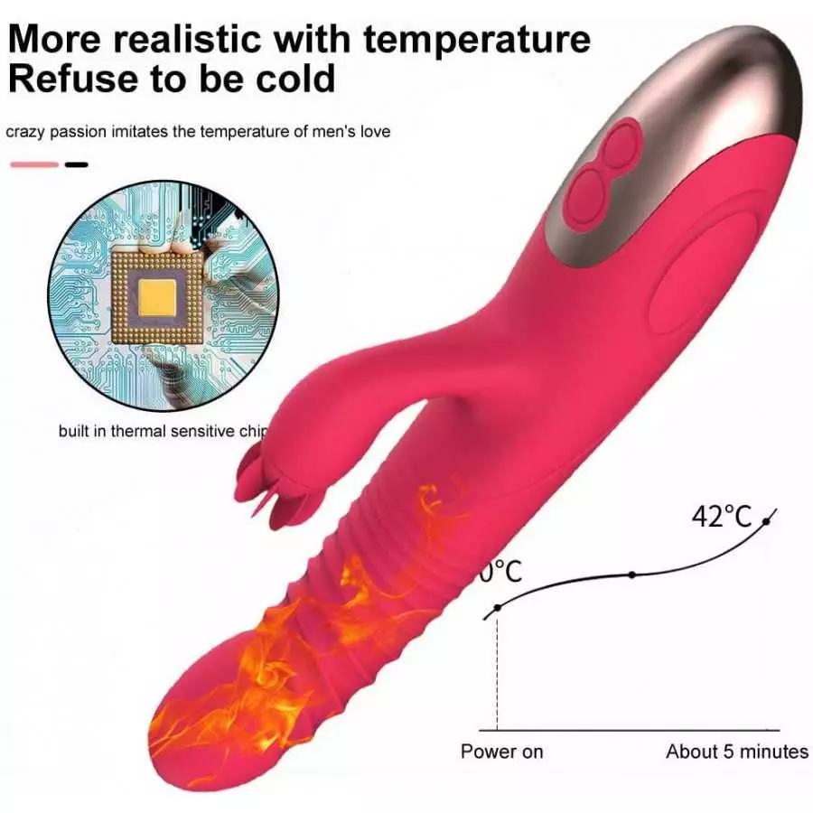 2023 Personal Rechargeable Rabbit Vibrators for Women Vibrating Toys Pleasure Handheld Massager Electric Portable Massager 8+3 S