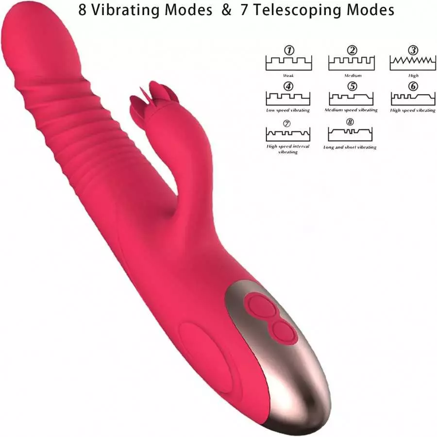 2023 Personal Rechargeable Rabbit Vibrators for Women Vibrating Toys Pleasure Handheld Massager Electric Portable Massager 8+3 S