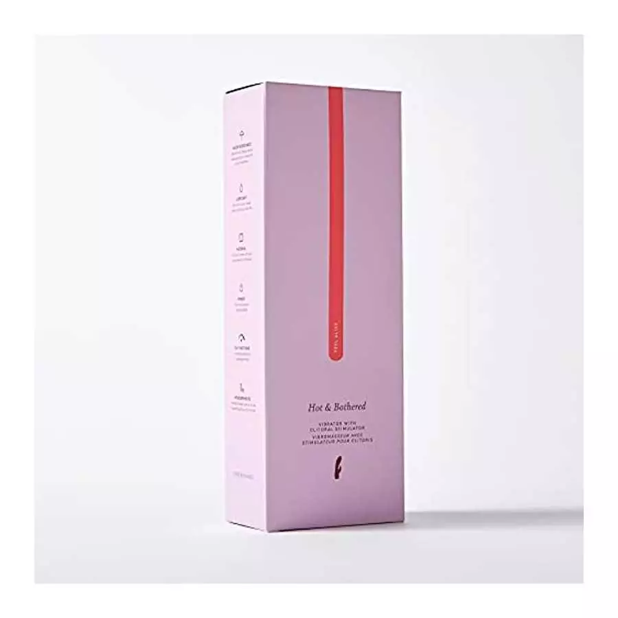 Pure Romance Hot & Bothered | Dual Motor Sex Toy Vibrator | Premium Rabbit Vibrator Toy for Women with 3 Speeds and 7 Pulse Patt